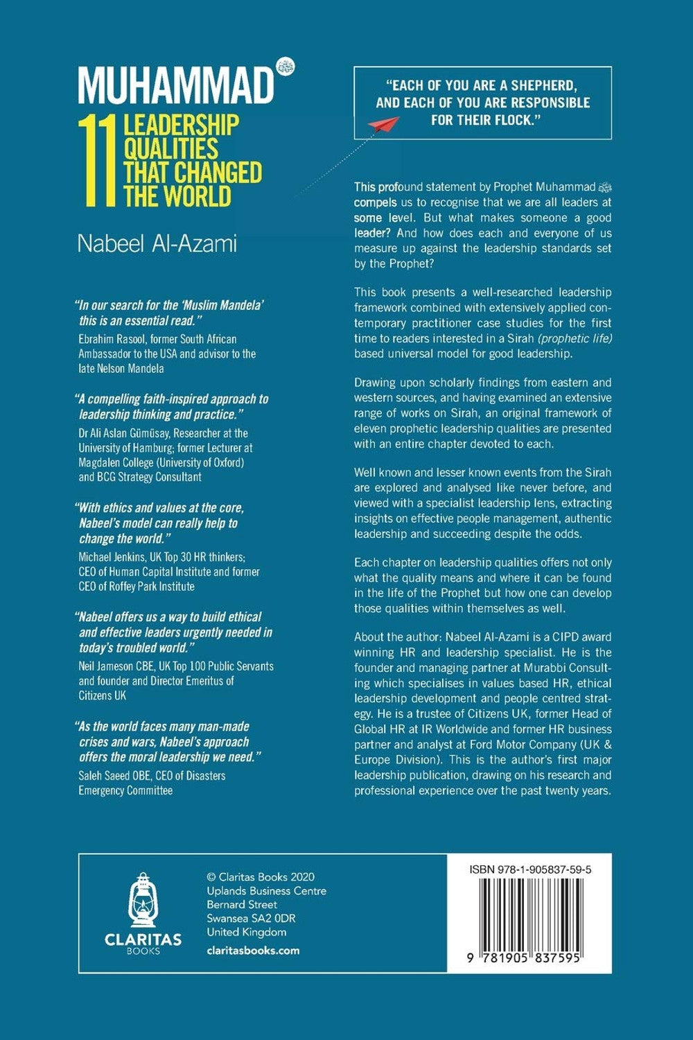 Muhammad (S)11 LeaderShip Qualities That Changes The World by Author Nabeel A-Azami