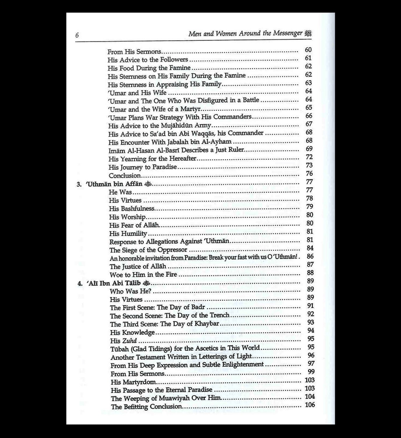 Men & Women Around the Messenger