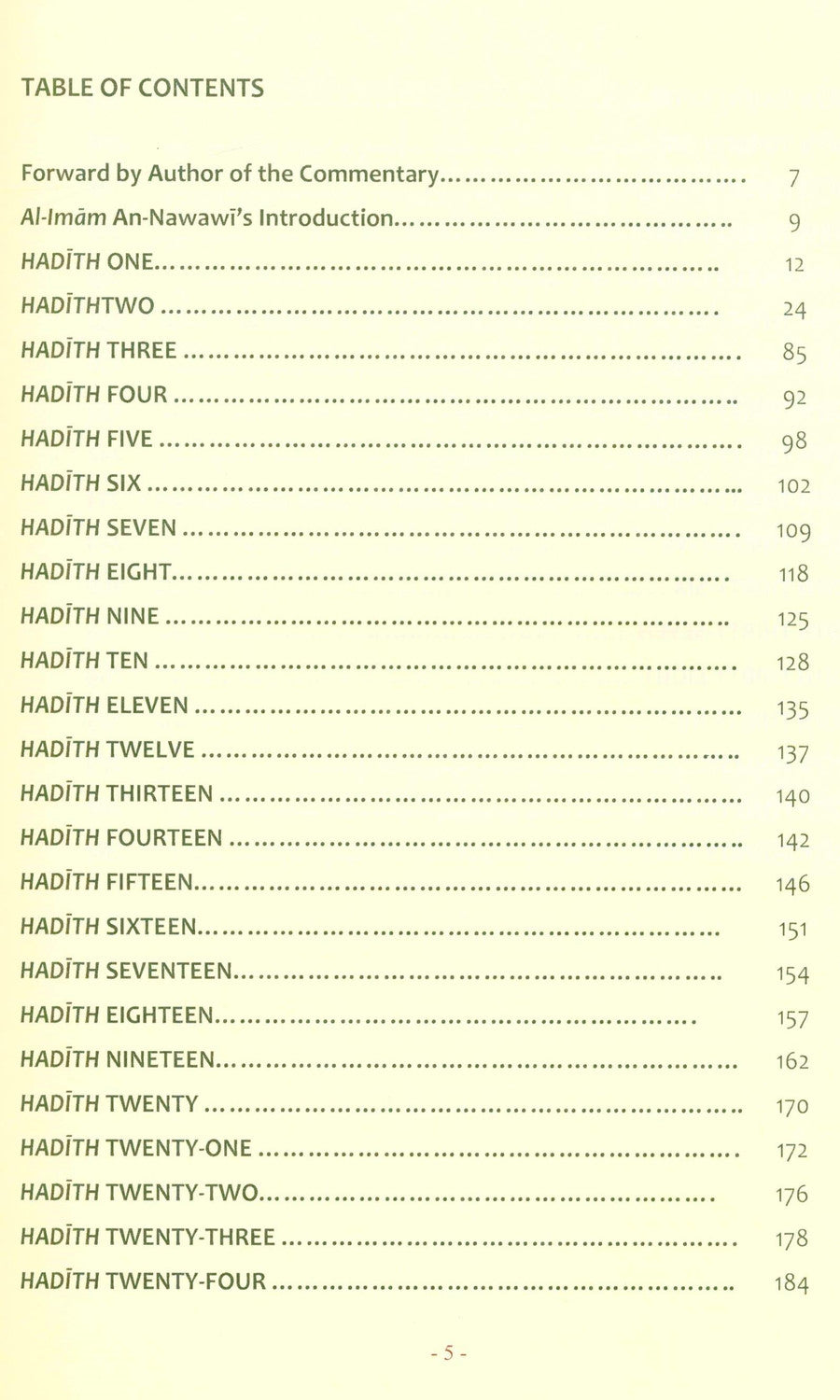 The Explanation of Imam An Nawawi’s 40 Hadith by Dr Saalih al-Fawzaan