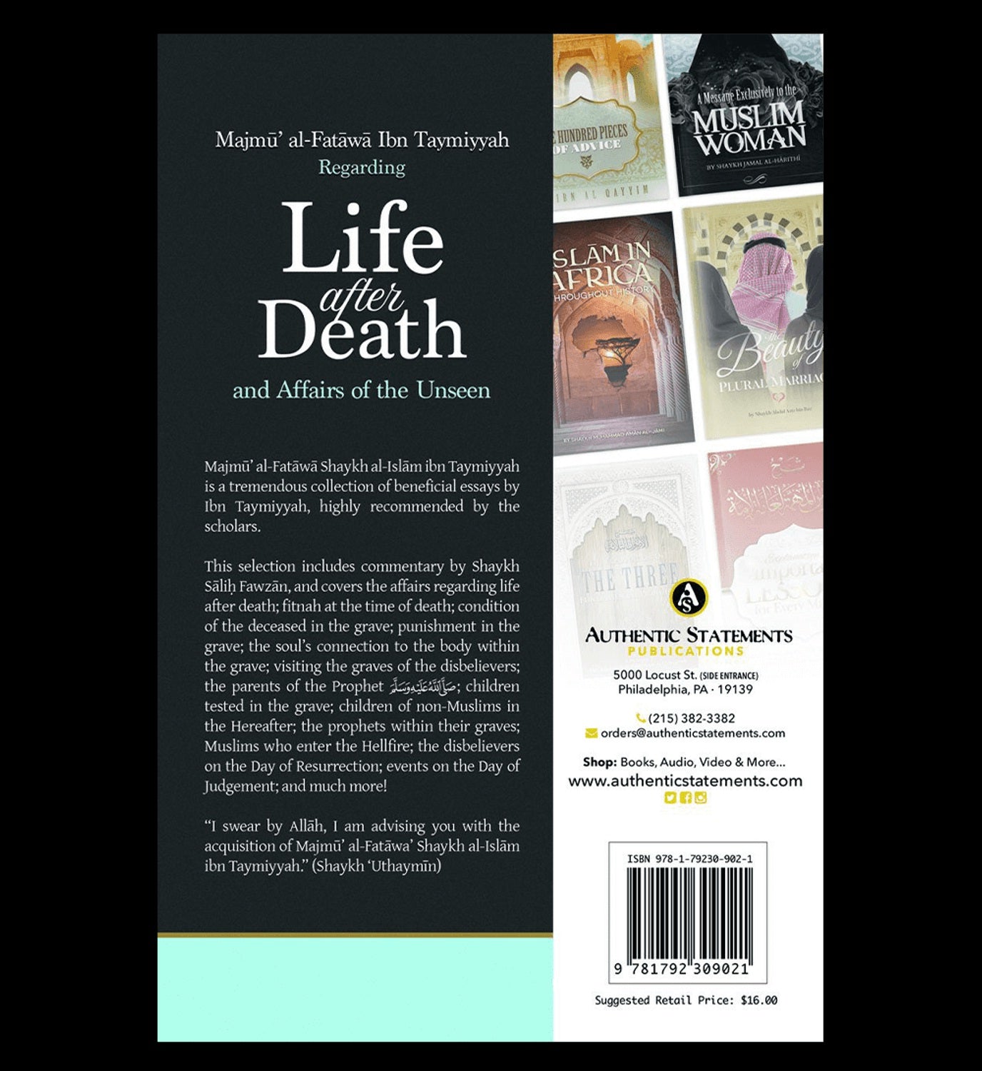 Majmu’ al-Fatawa Ibn Taymiyyah Regarding Life After Death And Affairs Of The Unseen