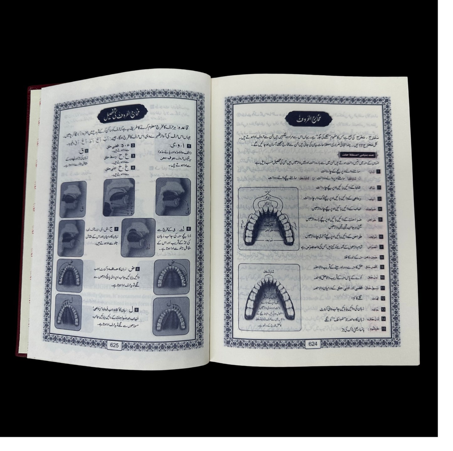 Al-Quran Al-Kareem (Beirut Print) - Indo-Pak Script Hard Cover-15 Lines