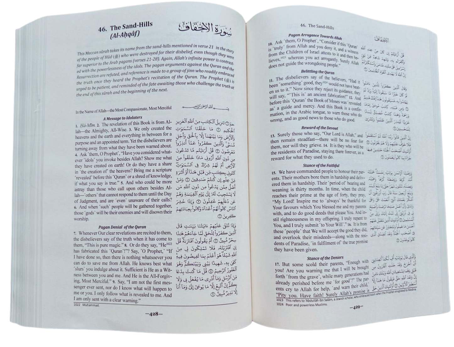 The Clear Quran with Arabic Text ( English translation) Large print edition