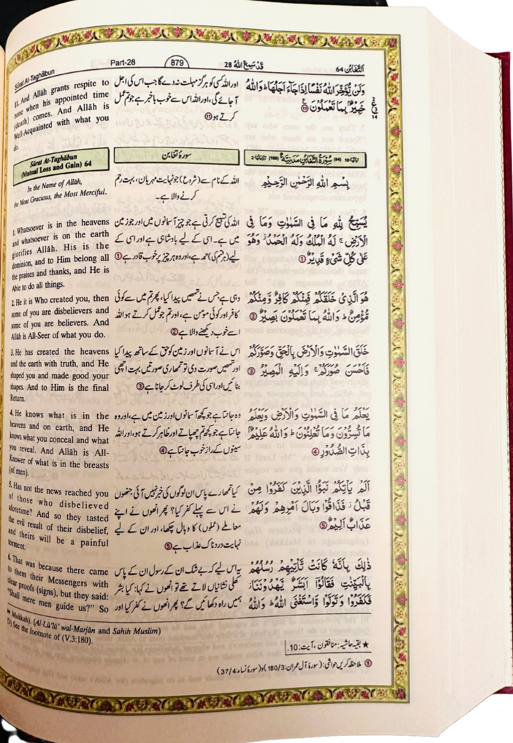 Interpretation Meaning of Noble Quran in English and Urdu language