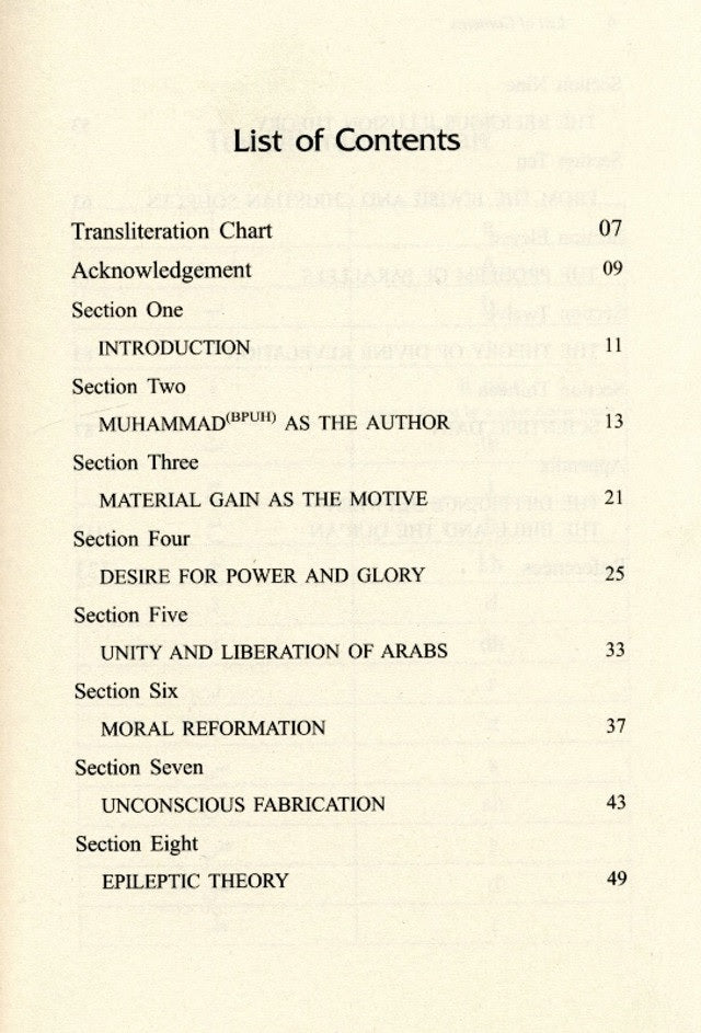 The Sources of the Quran : A Critical Review of the Authorship Theories