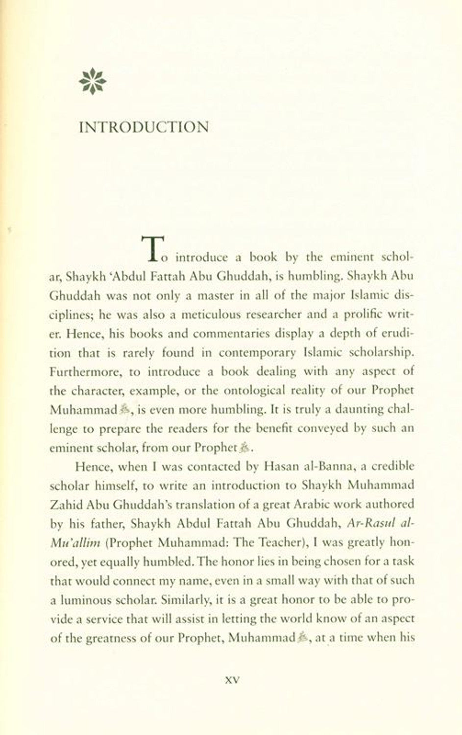 Prophet Muhammad The Teacher