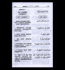 Noble Quran in Tamil Language Arabic To Tamil Translation
