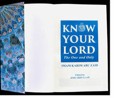 Know Your Lord: The One and Only (DCB) by Imam Karim Abu Zaid