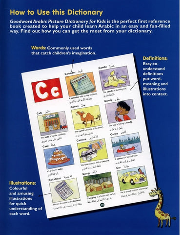 Goodword Arabic Picture Dictionary for kids