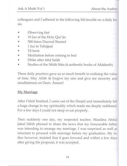 Ask a Mufti [Complete Set in 3 Volumes] by Shaykh Mufti Saiful Islam