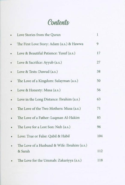 Love Stories from the Qur'an by Yahya Ibrahim