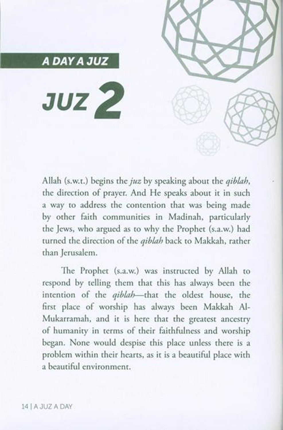 A Juz A Day: Summary of the Quran by Author Yahya Adel Ibrahim