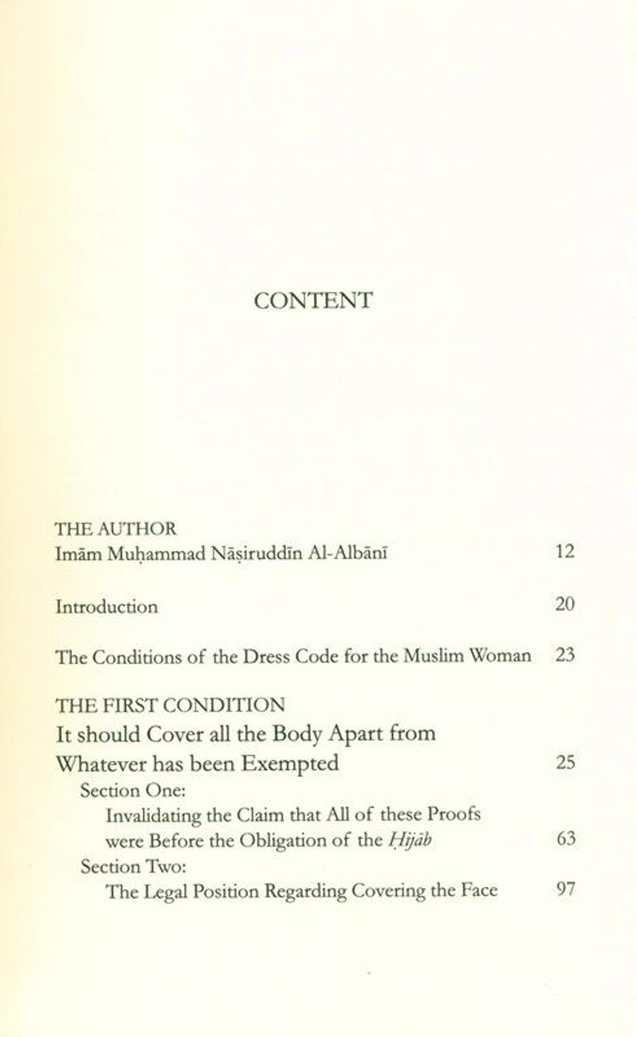 The Dress Code for Muslim Women by Sheikh Nasir-ud-din Albaani