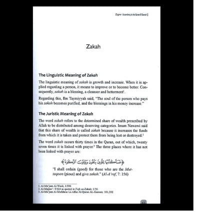 ZAKAH According to the Quran & Sunnah by Professor Muhammad Zulfiqar