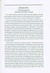 Human Security And It's Application in the International Forum