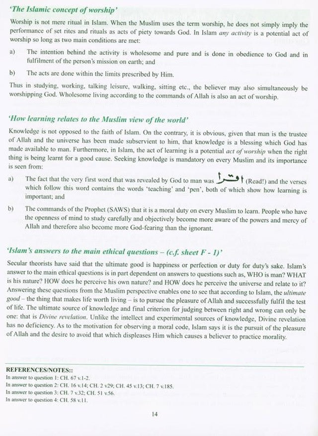 Islamic Teachings Course Vol-2