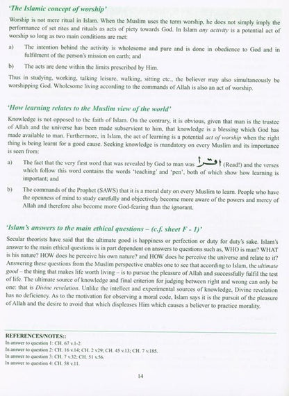 Islamic Teachings Course Vol-2