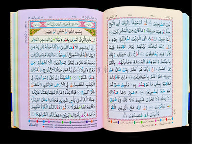 Holy Quran Colour Coded Quran with Colour Coded Manzils (Persian/Urdu script)