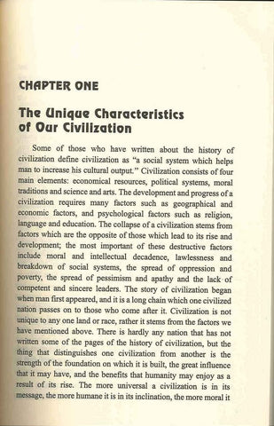 CivilIzation of faith Soft cover