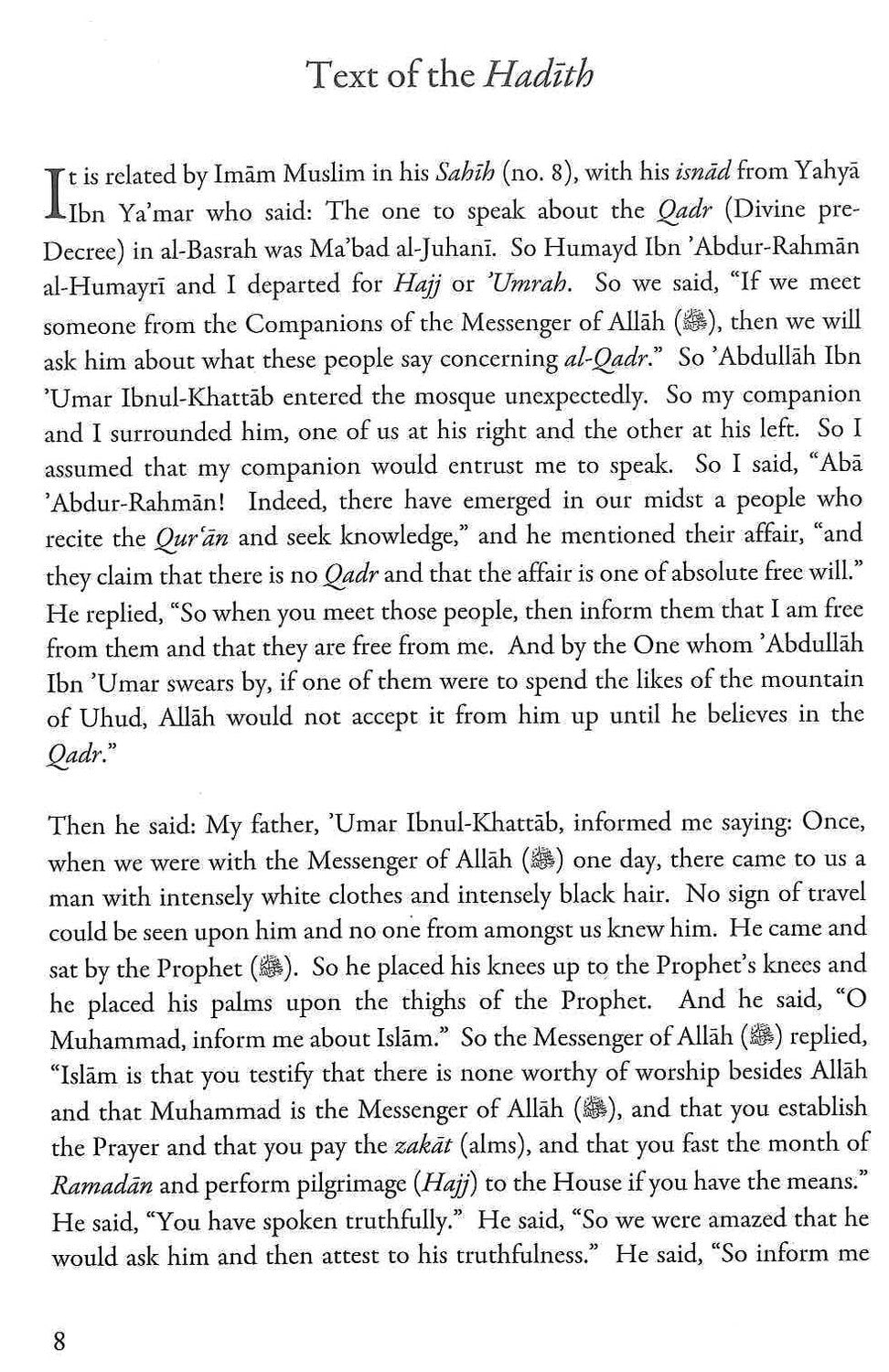 Explanation of the Hadith of Jibril About the Teachings of Islam