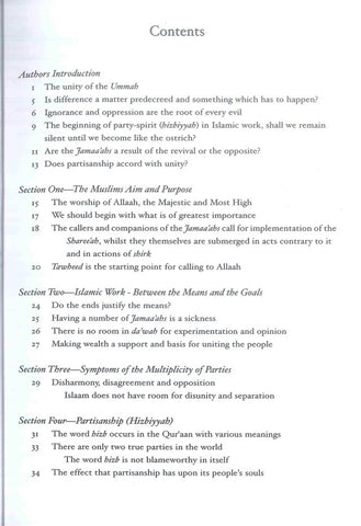 The Call to Allaah - Between Group Partisanship and Legislated Co-Operation