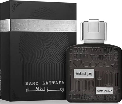 Ramz Lattafa Silver Lattafa Perfumes for Women and Men 100 ml