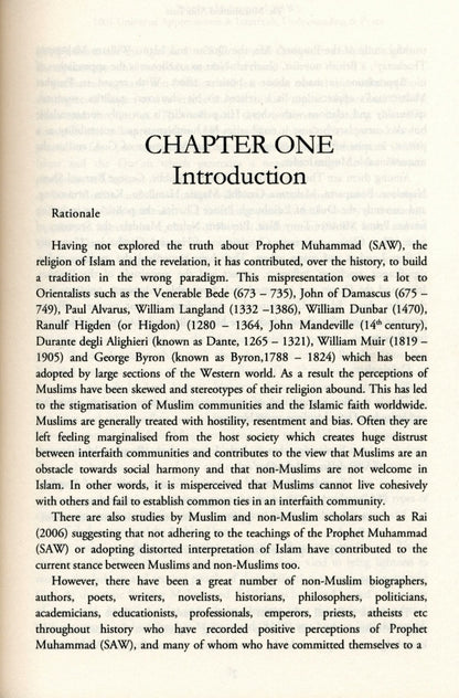 Muhammad SAW 1001 Universal Appreciations and Interfaith Understanding and Peace