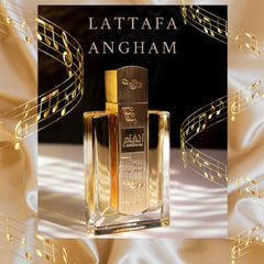 Angham 100ml by Lattafa for women and men - Top Notes: Mandarin, Ginger, Pink Pepper  Heart Notes: Praline, Lavender, Cacao  Base Notes: Musk, Amber, Vanilla