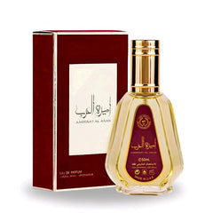 Ameerat Al Arab 50ml EDP by Ard Al Zaafaran - Top Notes: Wood, Musk and Oud.  Heart Notes: Olibanum and Jasmine.  Base Notes: Lily, Amber and Woody.
