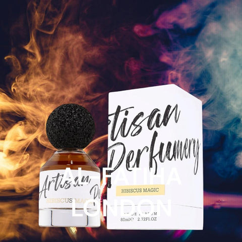 Artisan Perfume Hibiscus Magic | Eau De Parfum 80ml | by Fragrance World - Top notes: Spearmint, Cinnamon  Middle notes: Damask rose, Hibiscus, Leather  Base notes: Vanilla, Ambrette Musk