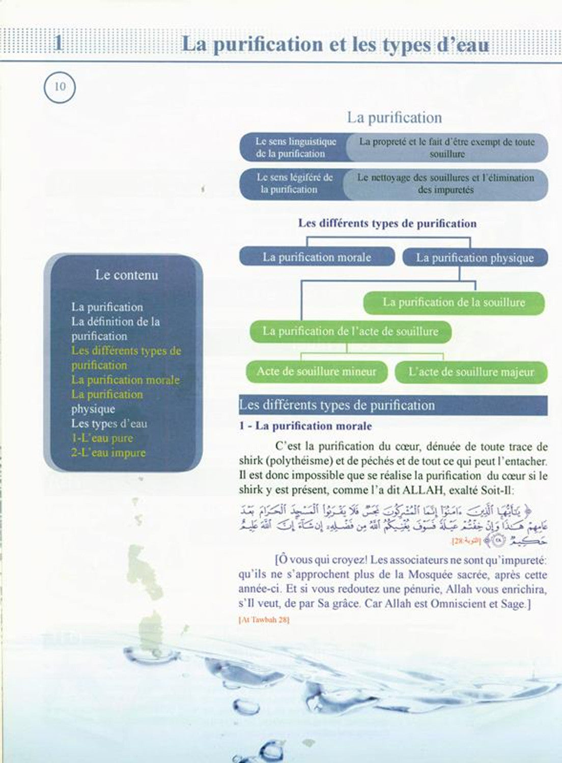 (French)La jurisprudence du culte en images, simplification et enseignement des règles de l'islam