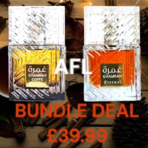 GHAMRAH AND GHAMRAH COFFEE 100ML EDP BUNDLE - Perfect bundle for all occasions - UNISEX BUNDLE