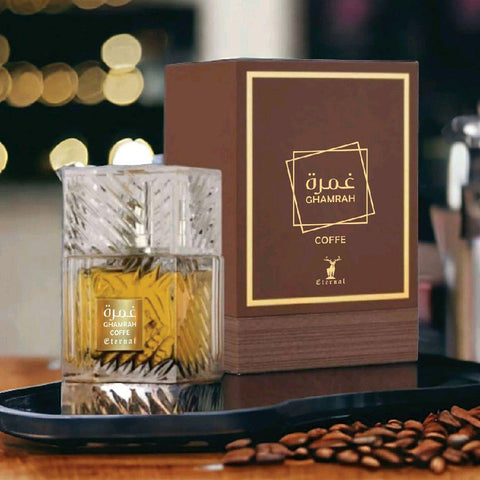 Ghamrah Coffee 100ml EDP and Chocomusk 50ml EDP BUNDLE - Coffee and chocolate perfume bundle