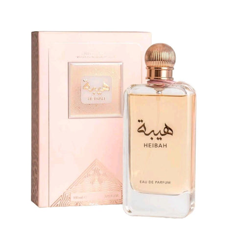 Heibah Perfume 100ml EDP - Top Notes:  Bergamot, Freesia, Lily of the Valley and Rose  Heart Notes:  Orange Blossom, Rose and Musk  Base Notes:  Cashmeran, Amber and Musk