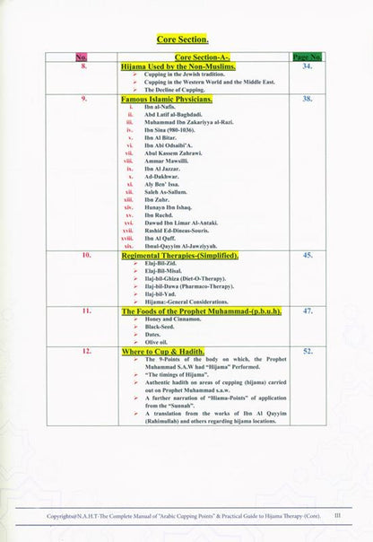 Hijama Therapy : A Complete Manual Of ' The Arabic Cupping Points '