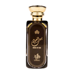 House of Oud 100ml EDP by Al Wataniah - Top: Cardamom, Pepper  Heart: Jasmine, Raspberry, Rose, Pralines  Base: Musk, Oud, Amber