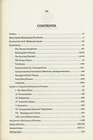 Ibn Seerin's Dictionary of Dreams