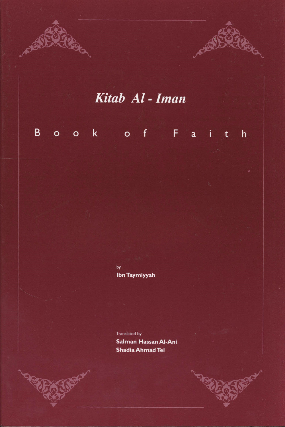 Kitab Al-Iman (Book Of Faith)