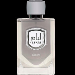 Liam Gray 100ml EDP By Lattafa - Top: Cardamom, Black Tea, Fig  Heart: Iris, Vetiver, Labdanum  Base: Sandalwood, Vanilla, Tonka, Patchouli