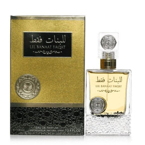 Lil Banat Faqat Eau De Parfum 100ml - Top: Rose, Black Pepper Heart: Jasmine Base Notes: Woody, Oud
