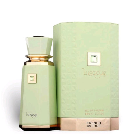 Luscious EDP 100ml by French Avenue (Fragrance World) - Top Notes: Bergamot, Pistachio, Cardamom  Middle Notes: Peanut, Saffron  Base Notes: Tonka Beans, Vanilla, Honey, Musk