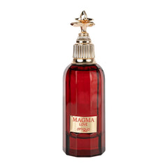 Magma Love 100ml EDP by Zimaya - Top - Patchouli, Vanilla, Ambroxan. Vetiver. Heart - Pear, Bergamot Base - Tuberose, Orange Blossom, Jasmine