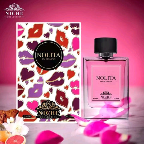 Nolita Niche Collection By Khalis Perfume Women Arabic Scent Fragrance EDP 85ml - Top notes are Tangerine and Freesia; middle notes are Lily, Jasmine Sambac and Rose; base notes are Musk, Amber and Sandalwood