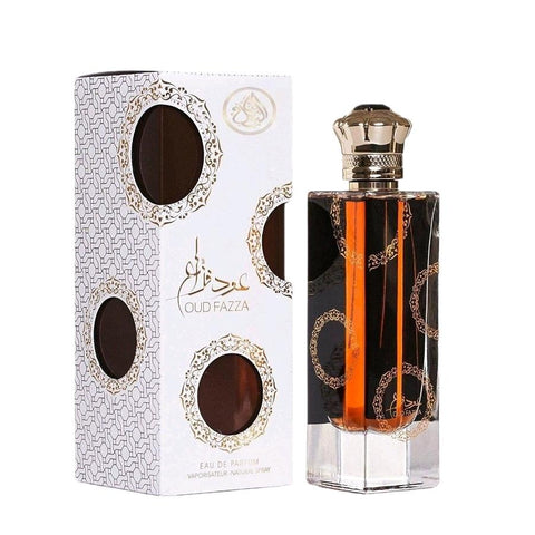 Oud Fazza 100ml EDP by Ard Al Zaafaran - Top: Oudh, vanilla  Heart: resins, sandalwood  Base: white musk, amber, Oudh