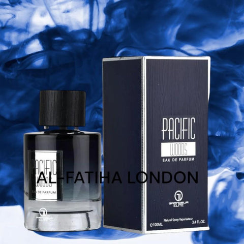 Pacific Woods Perfume 100ml Edp By Grandeur Elite -  Top Notes: Calabrian Bergamot, Pepper Heart Notes: Sichuan Pepper, Lavender, Pink Pepper, Vetiver, Patchouli, Geranium, Elemi Base Notes: Ambroxan, Cedar, Labdanum
