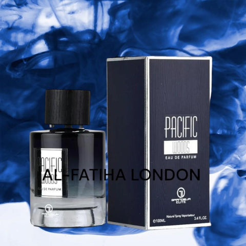 Pacific Woods Perfume 100ml Edp By Grandeur Elite -  Top Notes: Calabrian Bergamot, Pepper Heart Notes: Sichuan Pepper, Lavender, Pink Pepper, Vetiver, Patchouli, Geranium, Elemi Base Notes: Ambroxan, Cedar, Labdanum
