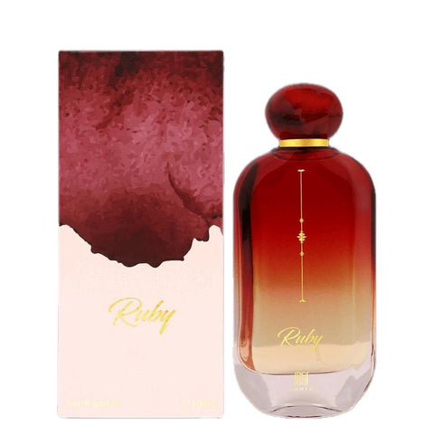 Ruby 100ml EDP by Ahmed Al Maghrebi -  Top: Citrus Rosy (Mandarin, Rose) Heart: Vanilla (Vanilla, Salt) Base : Woody ( Ambergris, Sandal wood, Cashmere Wood)