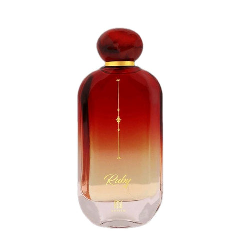 Ruby 100ml EDP by Ahmed Al Maghrebi -  Top: Citrus Rosy (Mandarin, Rose) Heart: Vanilla (Vanilla, Salt) Base : Woody ( Ambergris, Sandal wood, Cashmere Wood)