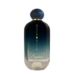 Sapphire 100ml EDP by Ahmed Al Maghrebi - Top Notes: Red Fruits, Watermelon, Lavender, Sicilian Orange Bottom Notes: Lotus, Jasmine, Lily of the Valley, Sea Accord Heart Notes: Sandalwood, Ambroxan, White Musk