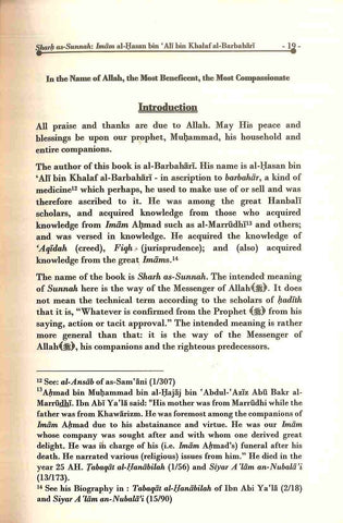 Sharh As-Sunnah  The Explanation of the Sunnah (2 Vol Set)