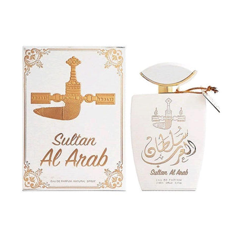 Sultan al Arab 100ml EDP by Khalis - Top: Oriental spices, Hot Pepper Heart: Floral Notes, Oud Tree Base: Sensual Musk Notes, Fresh Sweet Citruses